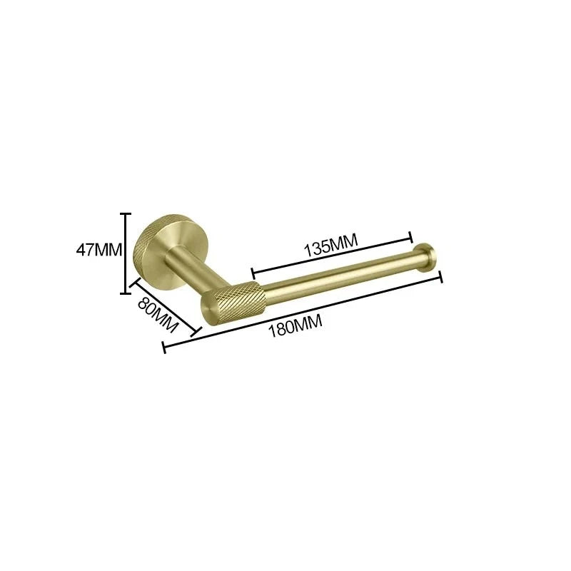 Porte-rouleau moleté avec ou sans cache