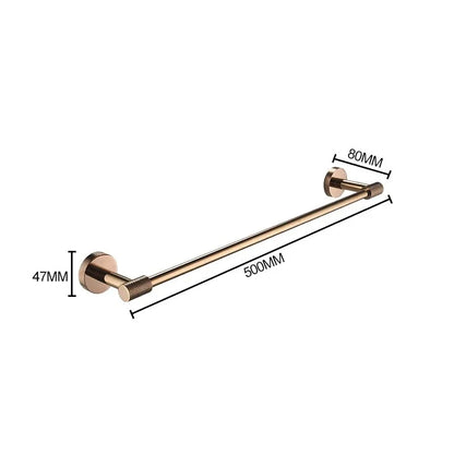 Barre de serviette moletée simple ou double