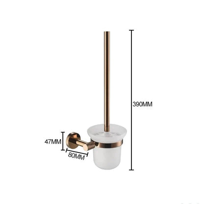 Porte-brosse WC moleté