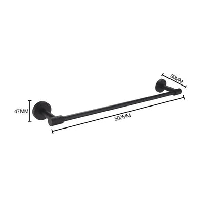 Barre de serviette moletée simple ou double
