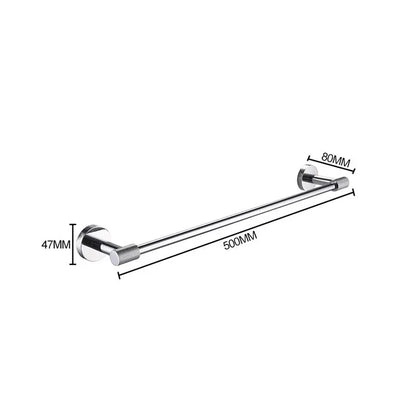 Barre de serviette moletée simple ou double