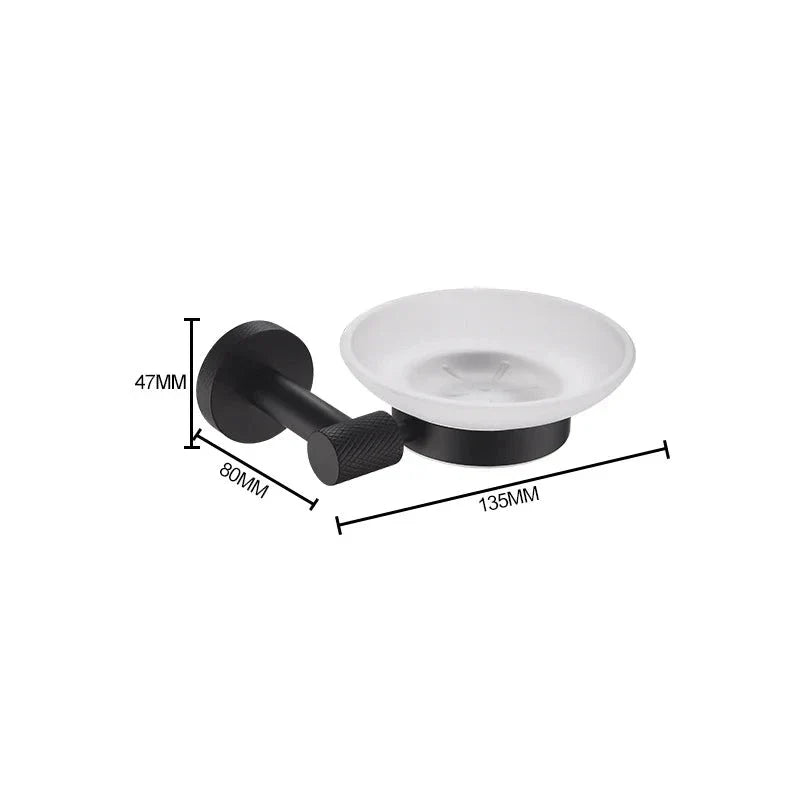 Porte-savon moleté coupelle ou distributeur