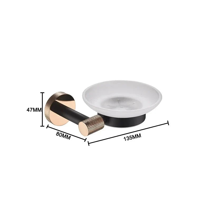 Porte-savon moleté coupelle ou distributeur