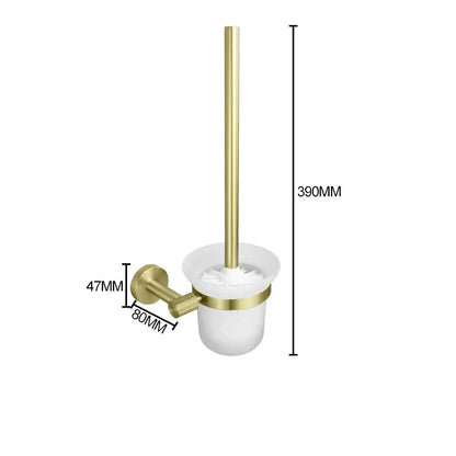 Porte-brosse WC moleté