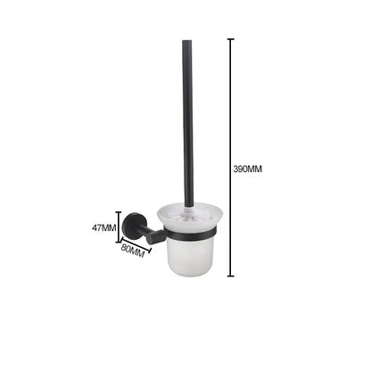 Porte-brosse WC moleté
