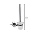 Porte-brosse WC moleté