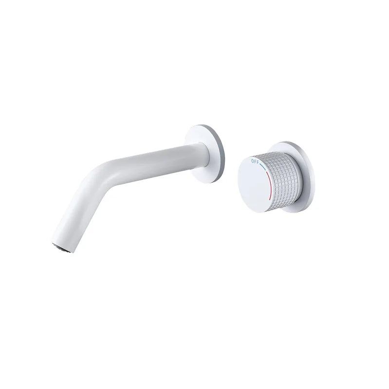 Cassiterite Robinet de Lavabo Mural Moleté, 4 Finitions