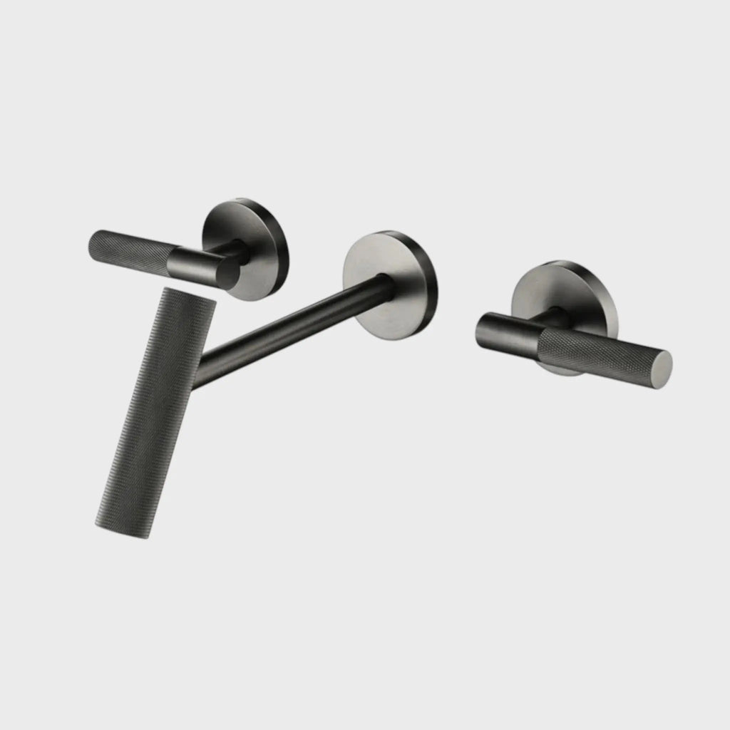 Mitigeur de lavabo encastré anthracite