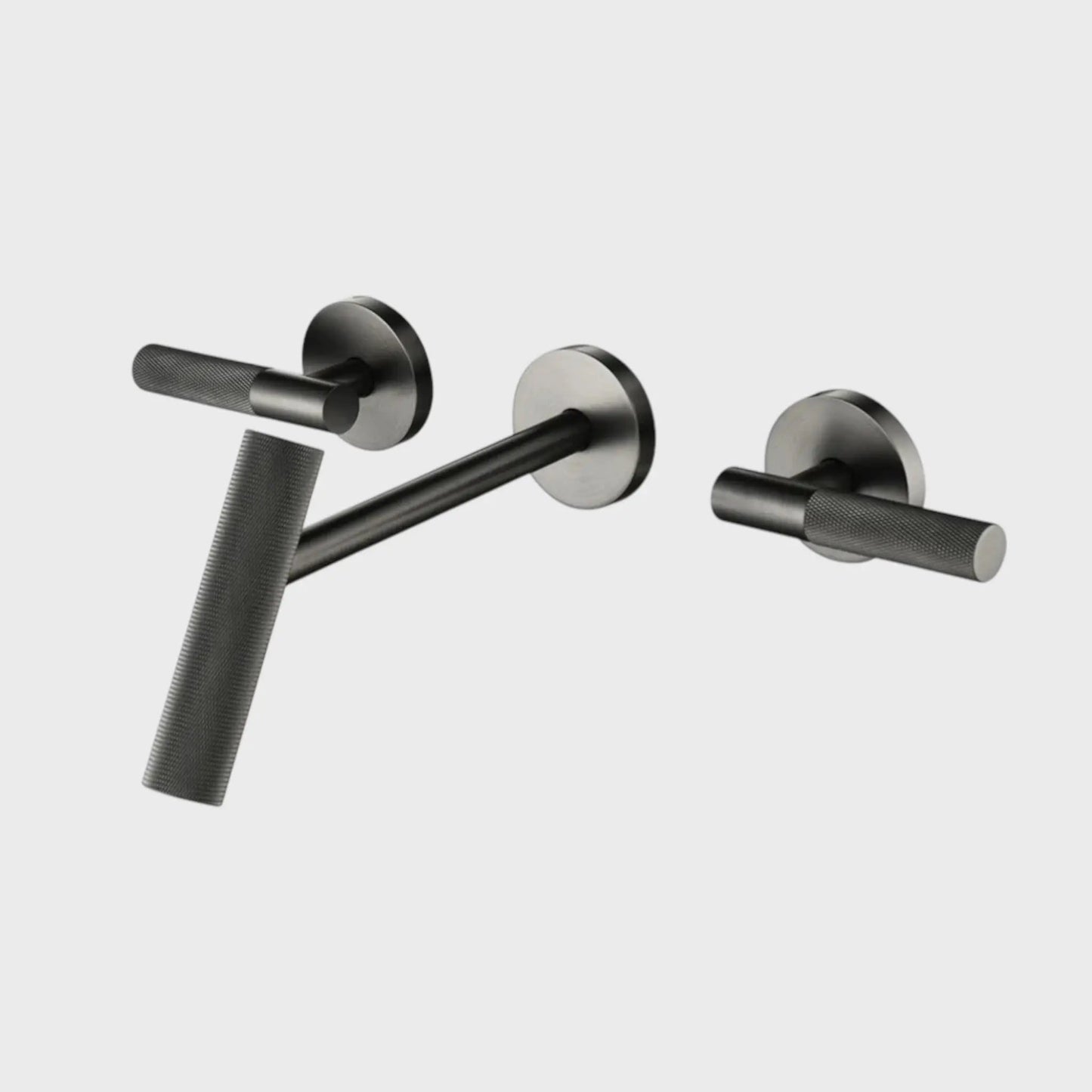 Mitigeur de lavabo encastré anthracite