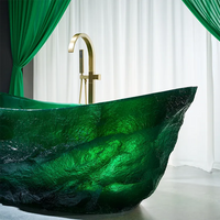 VITRA - Baignoire îlot en résine cristal