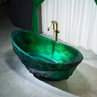 VITRA - Baignoire îlot en résine cristal