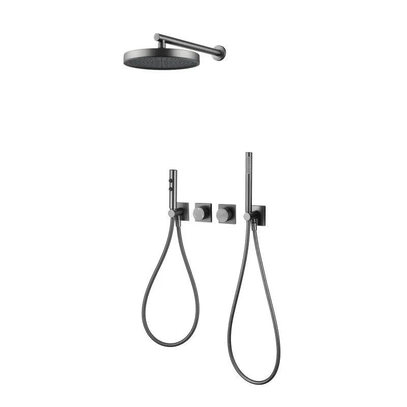 Colonne de douche pluie XXL avec fonction bidet